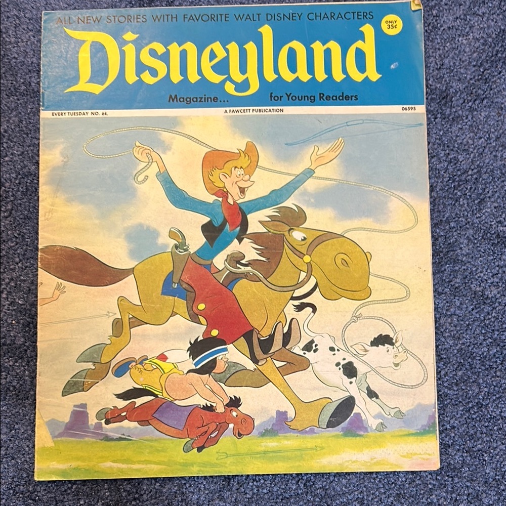 Disneyland Magazine for Young Readers, #64. 1972. Very Good condition